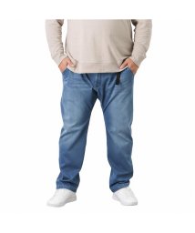 MAC HOUSE(men)(マックハウス（メンズ）)/[大きいサイズ] NAVY ネイビー RUN DENIM クライミングジョガー キングサイズ RD－M026－K/ライトブルー