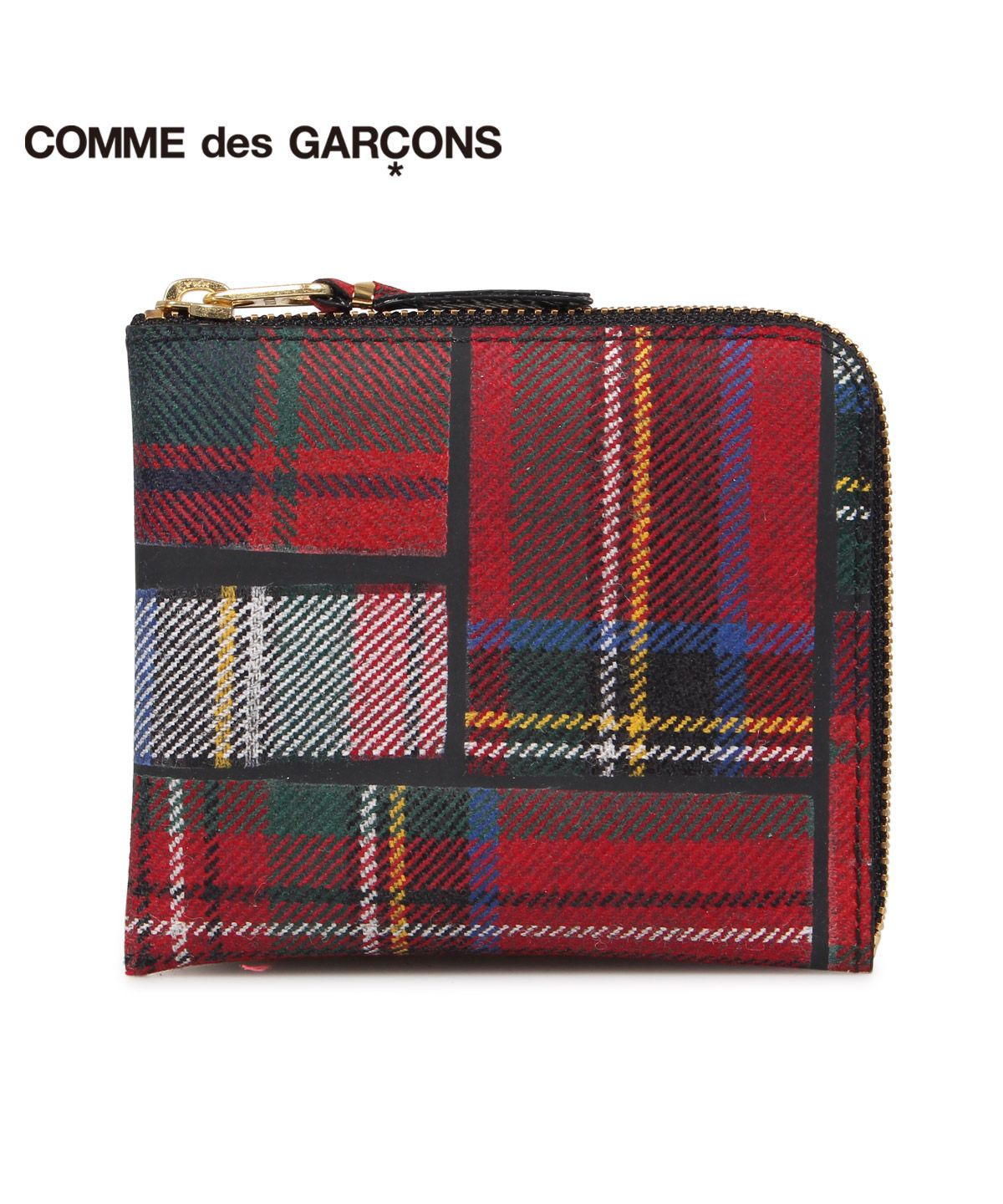 COMME des GARCONS 財布・コインケース - 赤(総柄)