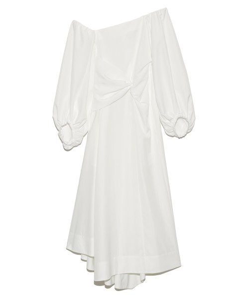 Emmi Atelier アシンメトリーオフショルワンピース Emmi Atelier Emmi Atelier Magaseek