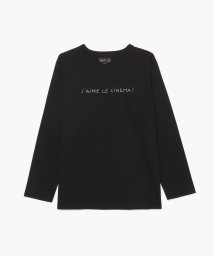 agnes b. FEMME/S345 TS ロングスリーブ メッセージTシャツ/504476166