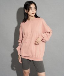 ANAP(アナップ)/ピグメント袖刺繍裏毛プルオーバー/ピンク
