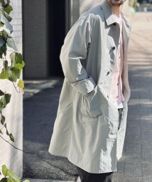 WORK ABOUT(WORK ABOUT)/【WORK ABOUT/ワークアバウト】WIND SURF COAT ステンカラーコート 撥水加工/ブル－グレ－