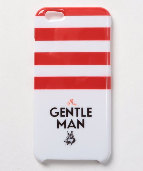 BAYCREW'S GROUP MEN'S OUTLET(ベイクルーズグループアウトレットメンズ)/MR.GENTLEMAN iPhone Case Border/レッド