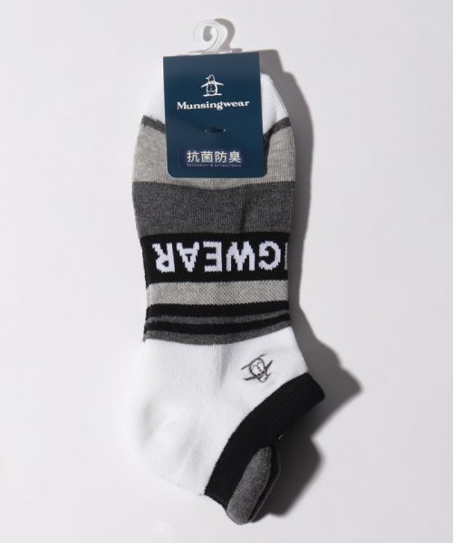 Munsingwear(マンシングウェア)/アンクル丈ヒールアップソックス/ホワイト
