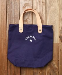 ar/mg(エーアールエムジー)/【78】【14478400】【CONVERSE】CANVAS LEATHER TOTE BAG/ネイビー