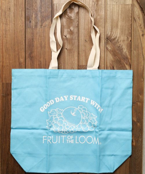 ar/mg(エーアールエムジー)/【78】【14575900】【FRUIT OF THE LOOM】BRAIDED CORD TOTE BAG/ライトブルー