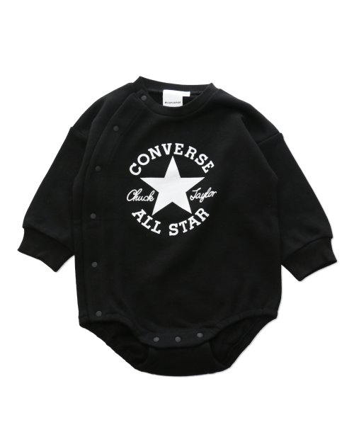 CONVERSE(コンバース)/【CONVERSE/コンバース】長袖ロンパース/ブラック
