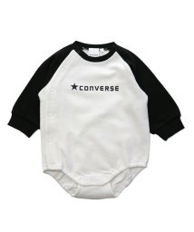 CONVERSE(CONVERSE)/【CONVERSE/コンバース】長袖ロンパース/ホワイト×ブラック