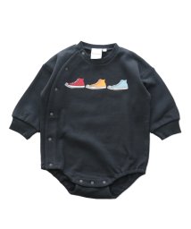 CONVERSE(CONVERSE)/【CONVERSE/コンバース】長袖ロンパース/チャコールグレー