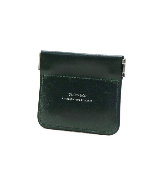 SLOW(スロウ)/スロウ コインケース SLOW bridle ブライドル coin case 小銭入れ 財布 ミニウォレット コンパクト レザー 本革 日本製 SO795J/グリーン