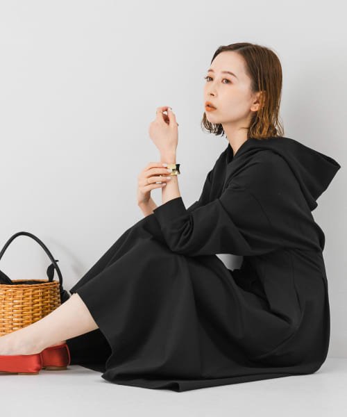 予約 Web限定 ウエストマークフレアパーカーワンピース Urban Research Rosso Urban Research Rosso Magaseek
