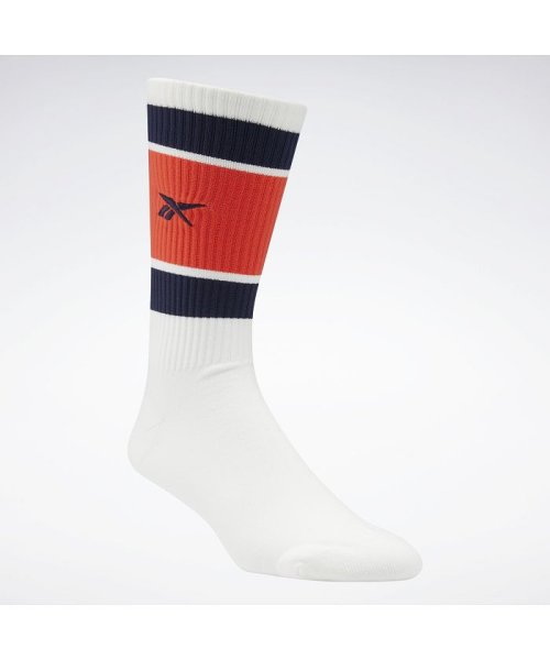 Reebok(リーボック)/クラシックス バスケットボール ソックス / Classics Basketball Socks/ホワイト