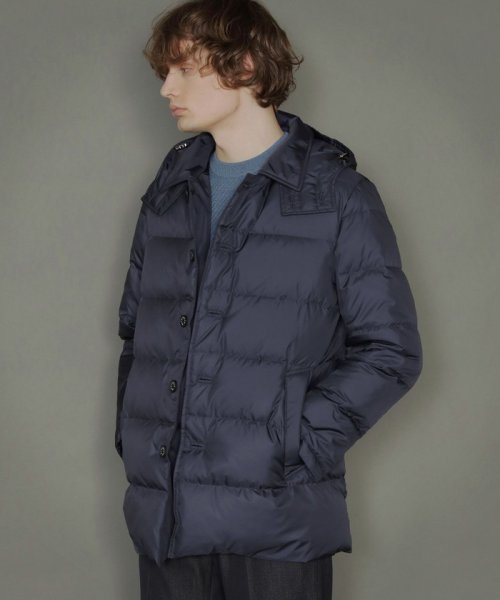 セール Elington シンセティックファブリックフーデッドダウンアウター Mackintosh London メンズ Mackintosh London Magaseek