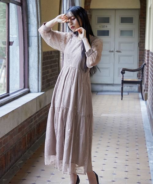 結婚式 ワンピース パーティードレス レース ティアード ベスト ジレ ロング 総レース シアー 透け感 袖あり オケージョン 1 5次会 春 夏 秋 冬 パー ニアナ Niana Magaseek 結婚式 ワンピース パーティードレス レース ティアード ベスト ジレ ロング 総レース シアー 透け感 袖あり オケージョン 1 5次会 春 夏 秋 冬 パー ニアナ Niana Magaseek