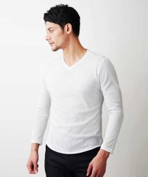 MICHEL KLEIN HOMME(ミッシェルクランオム)/オリジナル柄カットソー/ホワイト（90）