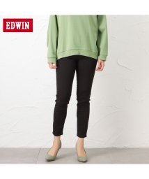 MAC HOUSE(women)(マックハウス（レディース）)/EDWIN エドウィン essentials スキニーデニムパンツ EL01－75/ブラック