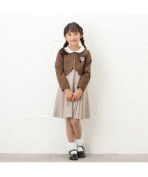 MAC HOUSE(kid's)(マックハウス（キッズ）)/EASTBOY イーストボーイ 女児入学スーツ 335206681/ブラウン
