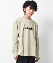 RAT EFFECT/jetudieプリント袖リブロングTシャツ/504494093