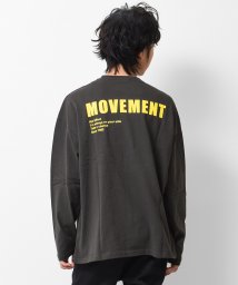 RAT EFFECT/MOVEMENTバックプリントロングTシャツ/504494095