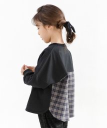 子供服Bee(子供服Bee)/バック切替えトップス/ネイビー