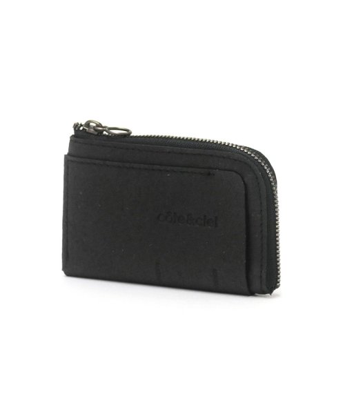 Cote&Ciel(コートエシエル)/【日本正規品】コートエシエル 財布 Cote&Ciel Zippered Wallet Recycled Leather 革 L字ファスナー 28951/ブラック