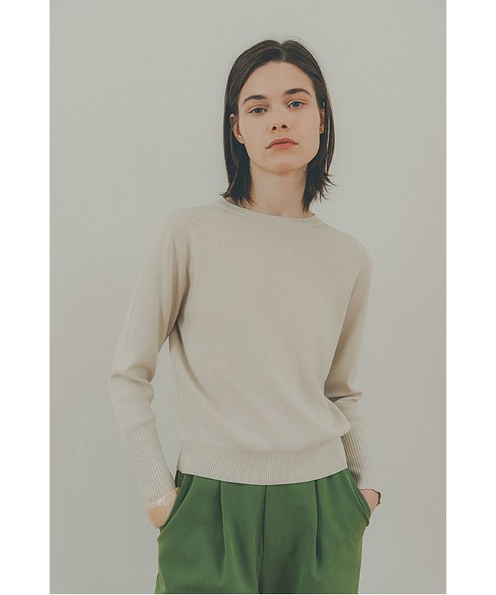 BASIC COMPACT KNIT TOPS(504496335) | クラネ(CLANE) - MAGASEEK