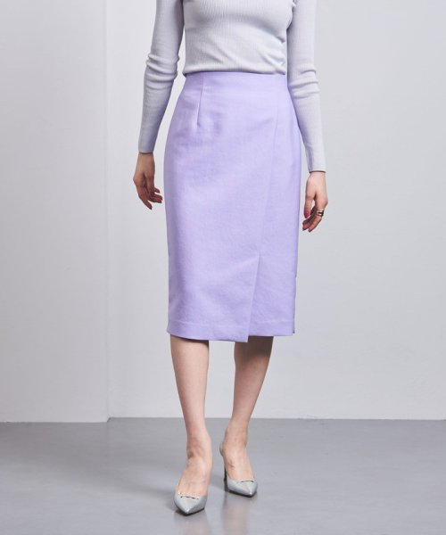 United Arrows P ラップ スリット タイトスカート B ユナイテッドアローズ United Arrows Magaseek