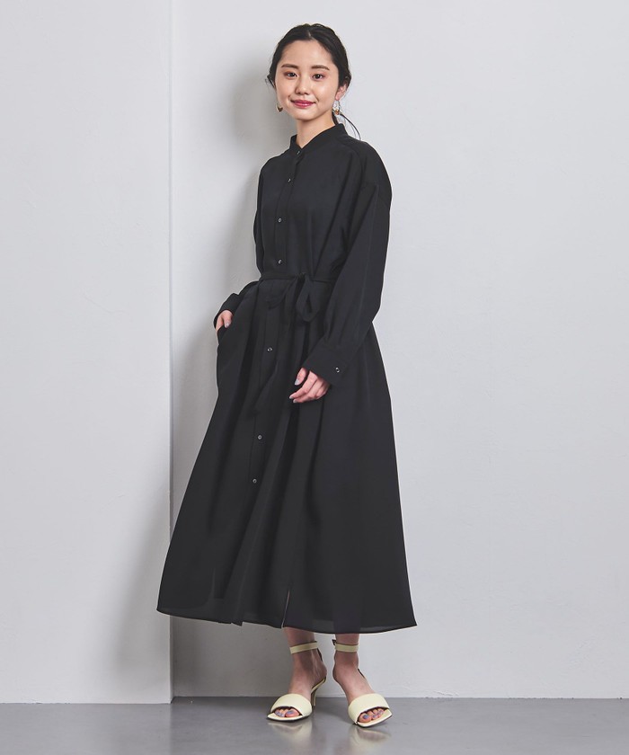 WEB限定<UNITED ARROWS>P シャツワンピース W UNITEDARROWS