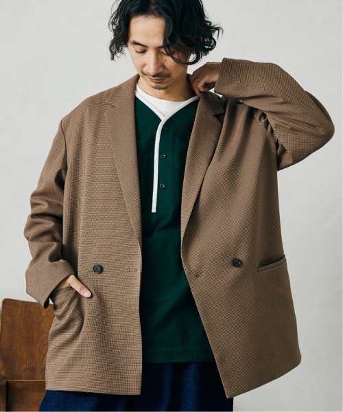 オーバーサイズ ガンクラブチェック ジャケット ジャーナルスタンダード レリューム メンズ Journal Standard Relume Men S Magaseek