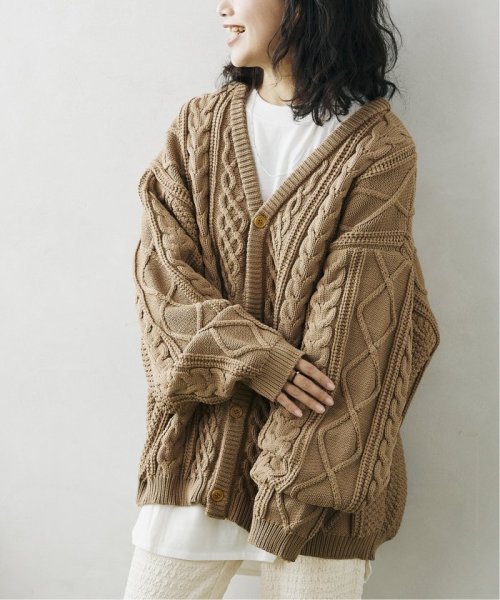 カーディガン カットソーの2点set リサイクルポリ ケーブルカーディガン ジャーナルスタンダード レリューム メンズ Journal Standard Relume Men S Magaseek