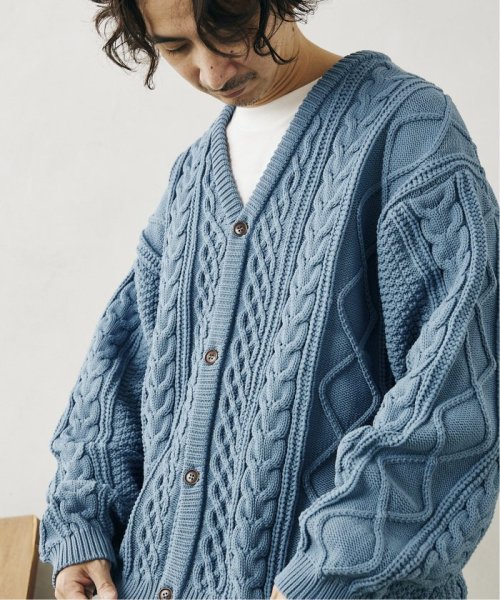 カーディガン カットソーの2点set リサイクルポリ ケーブルカーディガン ジャーナルスタンダード レリューム メンズ Journal Standard Relume Men S Magaseek