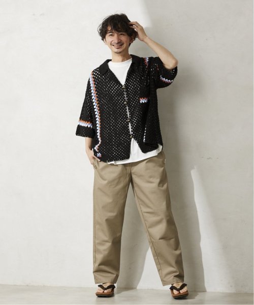 追加 California クロシェアミ 半袖ニットシャツ Line ジャーナルスタンダード レリューム メンズ Journal Standard Relume Men S Magaseek