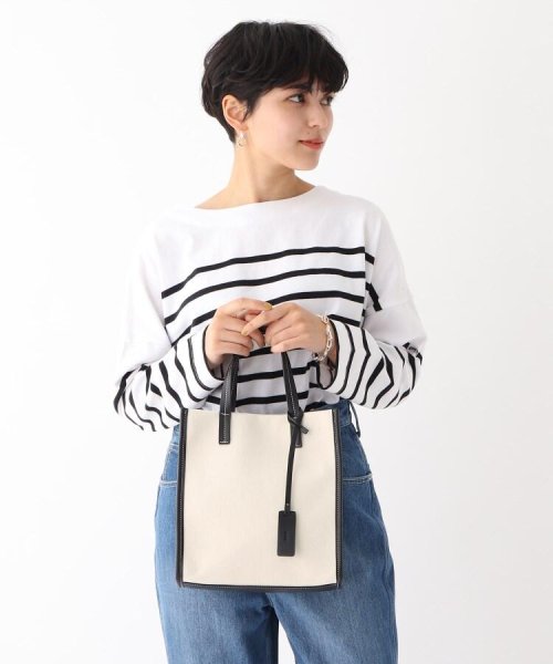 スクエアミドルトートバッグ 2way オペークドットクリップ Opaque Clip Magaseek