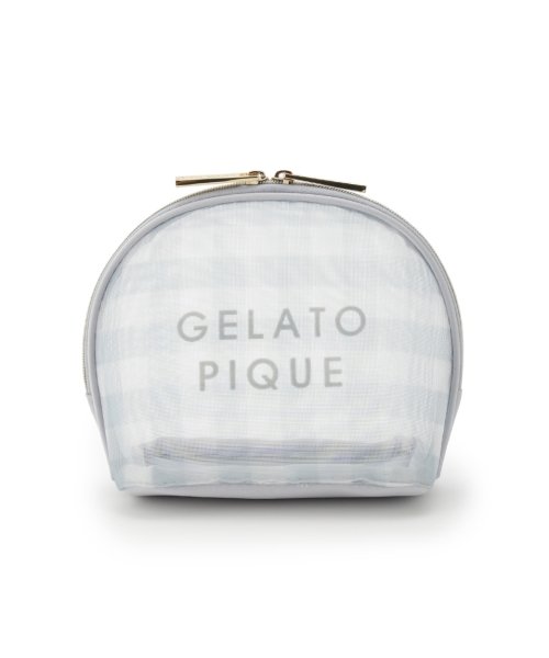 ギンガムメッシュ半月ポーチ Gelato Pique Gelato Pique Magaseek