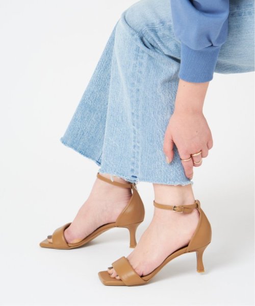 Grise 6cmアンクルストラップサンダル ル タロン Le Talon Magaseek