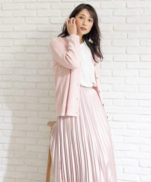 Vネックニットカーディガン 