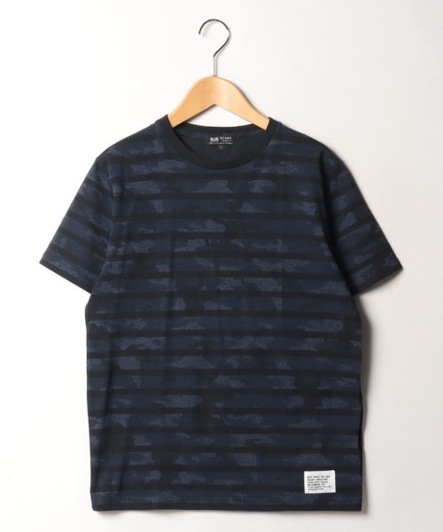 BEAMS HEART(ビームスハート)/T17.CAMO NVL SS/NAVY