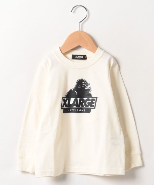 XLARGE KIDS(エクストララージ　キッズ)/スランテッドOGゴリラ長袖Tシャツ/オフホワイト