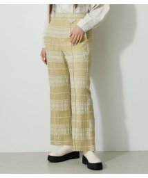 AZUL by moussy/SHEER CHECK PANTS/504500014