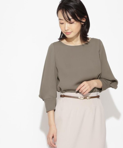 洗える タックスリーブブラウス ナチュラルビューティーベーシック Natural Beauty Basic Magaseek