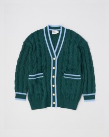 Traditional Weatherwear(トラディショナル　ウェザーウェア)/V－NECK CARDIGAN/グリーン