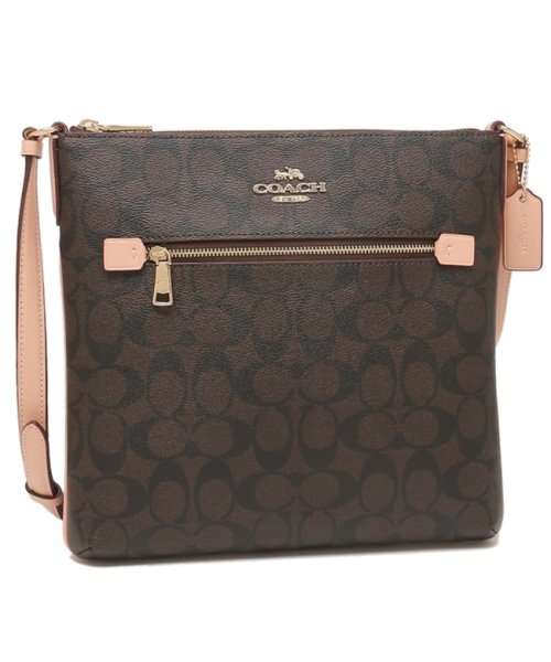 驚きの値段で コーチ Imtl9 C1554 Coach レディース ピンク ブラウン シグネチャー ショルダーバッグ アウトレット バッグ Www Ronatec Com Br
