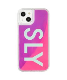 SLY(スライ)/iphone13 ケース SLY スライ ネオンサンドケース/logo スマホケース iphone13 ケース きらきら かわいい キラキラ iphone13ケ/ピンク×紫