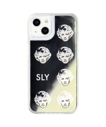 SLY(スライ)/iphone13 ケース SLY スライ ネオンサンドケース/face スマホケース iphone13 ケース きらきら かわいい キラキラ iphone13ケ/白×黒