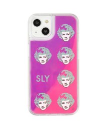 SLY(スライ)/iphone13 ケース SLY スライ ネオンサンドケース/face スマホケース iphone13 ケース きらきら かわいい キラキラ iphone13ケ/ピンク×紫
