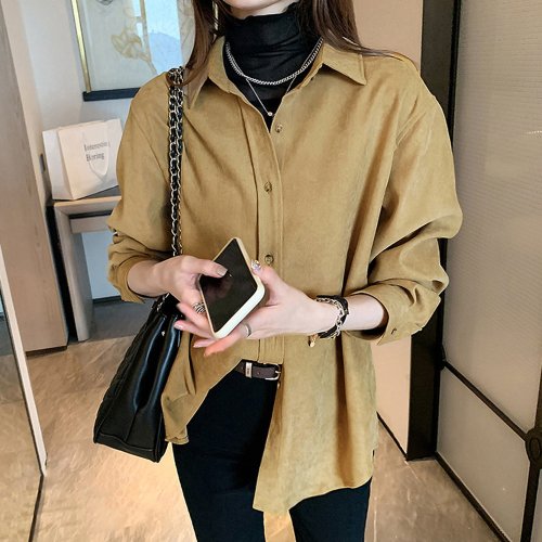 セール コーデュロイシャツ レディース 長袖 ミニミニストア Miniministore Magaseek