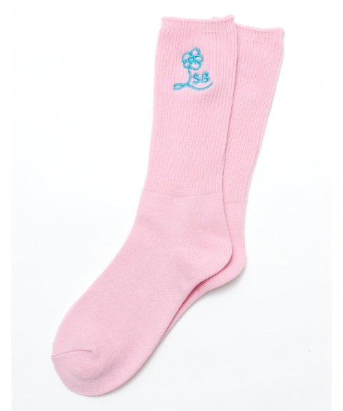 ar/mg(エーアールエムジー)/【8】【LSB－LG－020R】Loose mini socks/ピンク