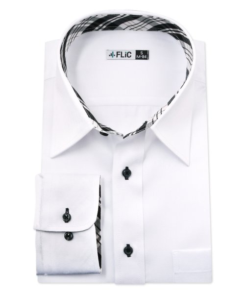 FLiC(フリック)/ワイシャツ メンズ ビジネスシャツ Yシャツ yシャツ カッターシャツ ドレスシャツ シャツ フォーマル ビジネス ノーマル スリム スマート 大きいサイズ 形/その他