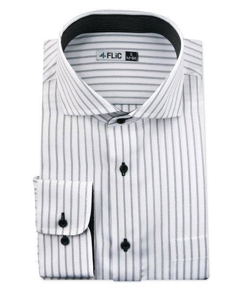 ワイシャツ メンズ ビジネスシャツ Yシャツ yシャツ カッターシャツ ドレスシャツ シャツ フォーマル ビジネス ノーマル スリム スマート  大きいサイズ 形(504505984) フリック(FLiC) MAGASEEK