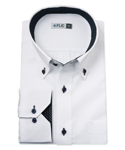 吸湿発熱素材 暖かい ワイシャツ メンズ ビジネスシャツ Yシャツ Yシャツ カッターシャツ ドレスシャツ シャツ フォーマル ビジネス ノーマル スリム スマ フリック Flic Magaseek